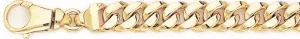 10mm Half Round Curb Link Bracelet