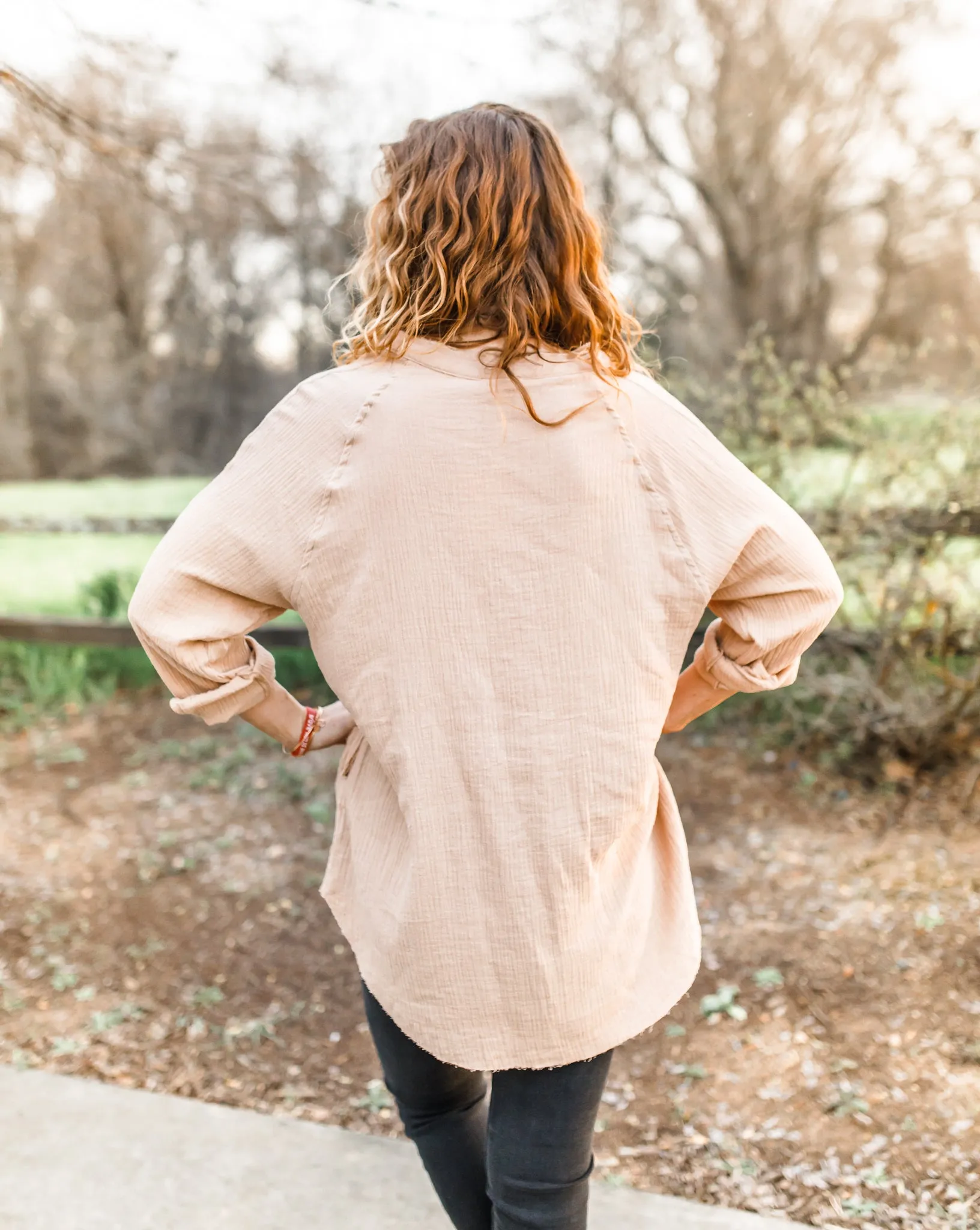 Analisa Button Down Shirt-Dress