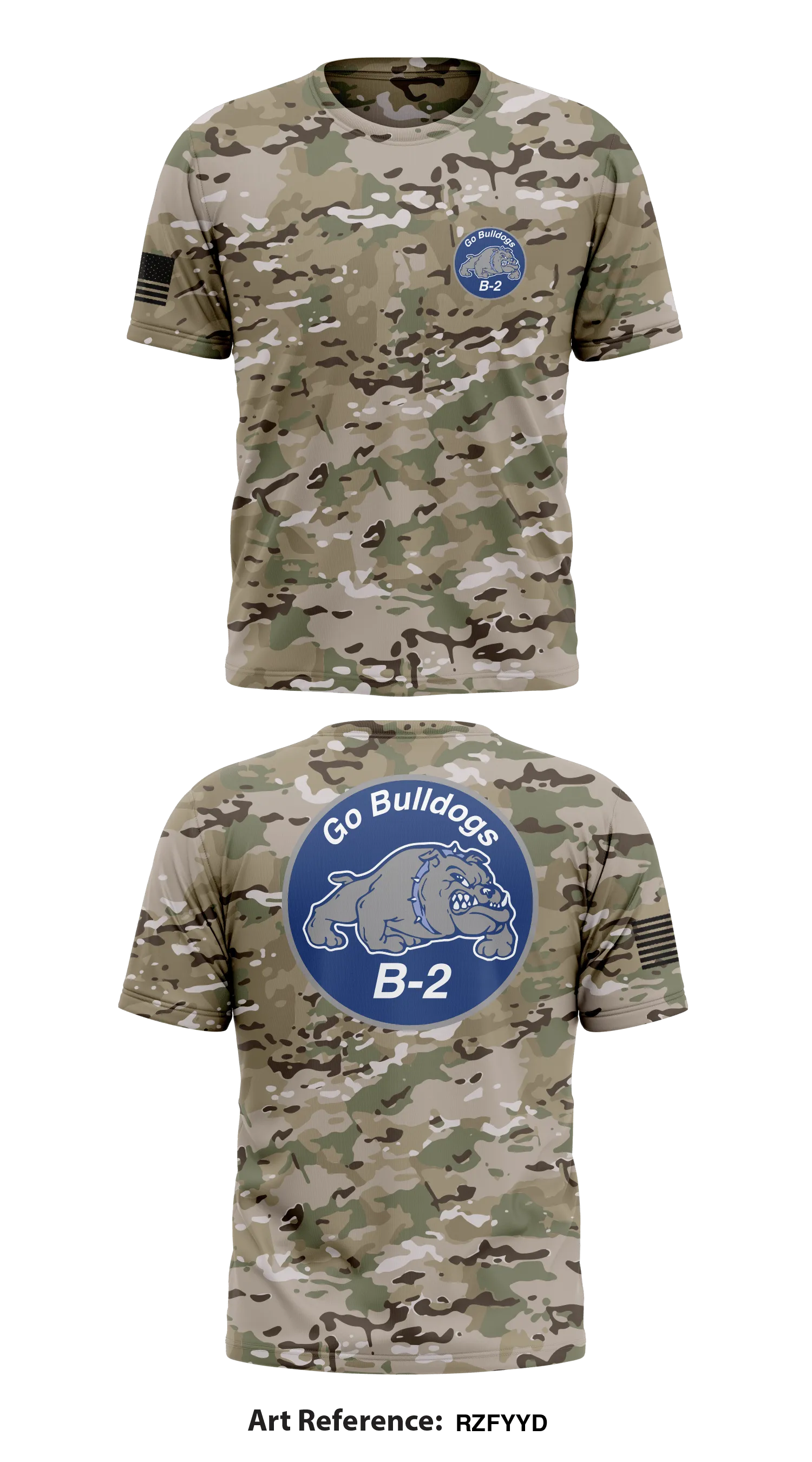 B-2 Bulldawgs Store 1 Core Men's SS Performance Tee - rzfYYD