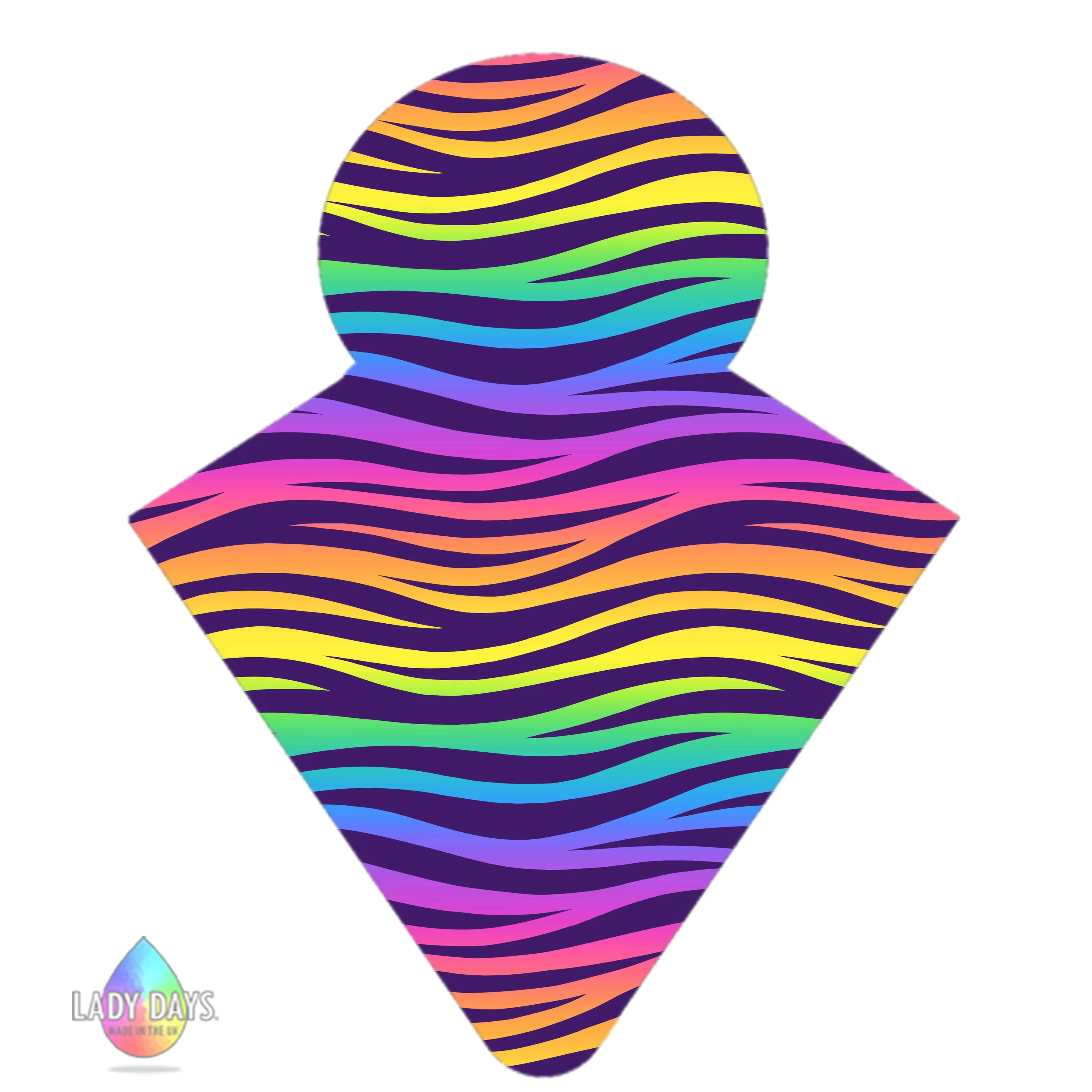 Custom Order - Rainbow Zebra Print