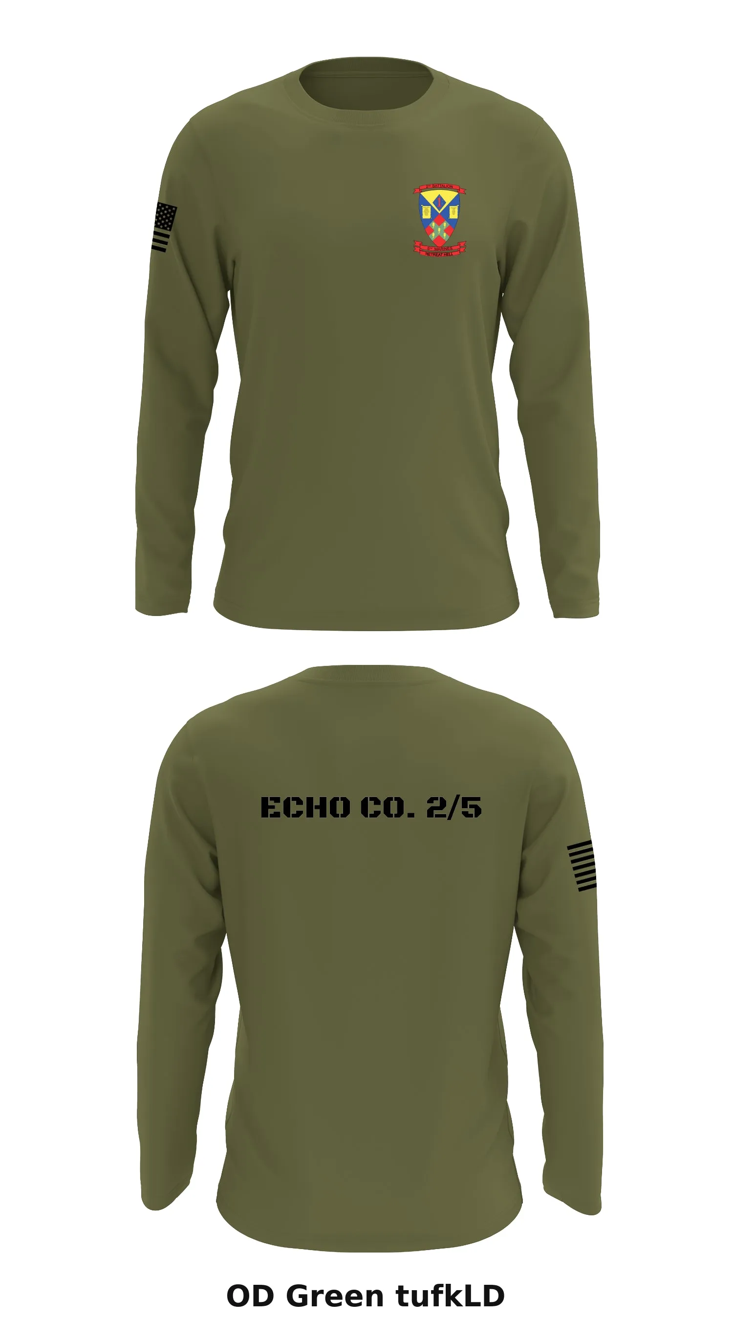 ECHO CO. 2/5 Store 1 Core Men's LS Performance Tee - tufkLD
