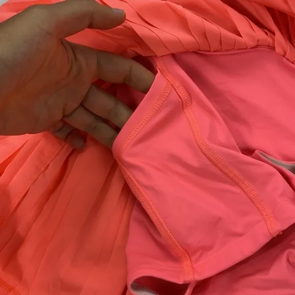 Lululemon Pleat To Street Skirt II Grapefruit