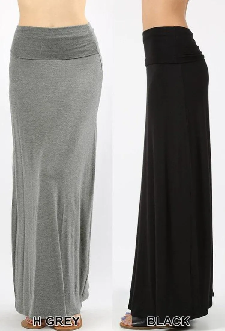 Maxi Skirt-8 Colors-Final Sale
