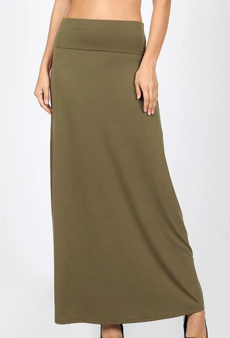 Maxi Skirt-8 Colors-Final Sale