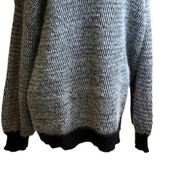 NWT Stylewe Black &amp; White Turtleneck Warm Cozy Comfy Cabincore Sweater XXL