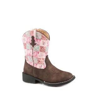 Roper Little Kids Floral Shine Boot
