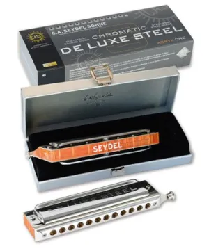 Seydel DE LUXE STEEL Chromatic Harmonica  Orchestra Tuning Discontinued
