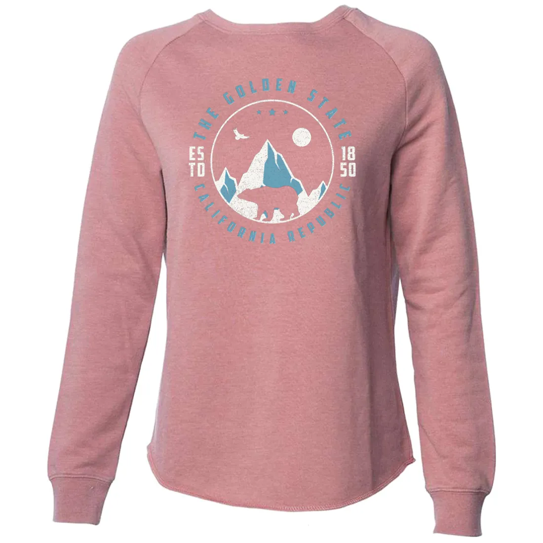 Snowy California Mountains Super Soft Crewneck Sweater