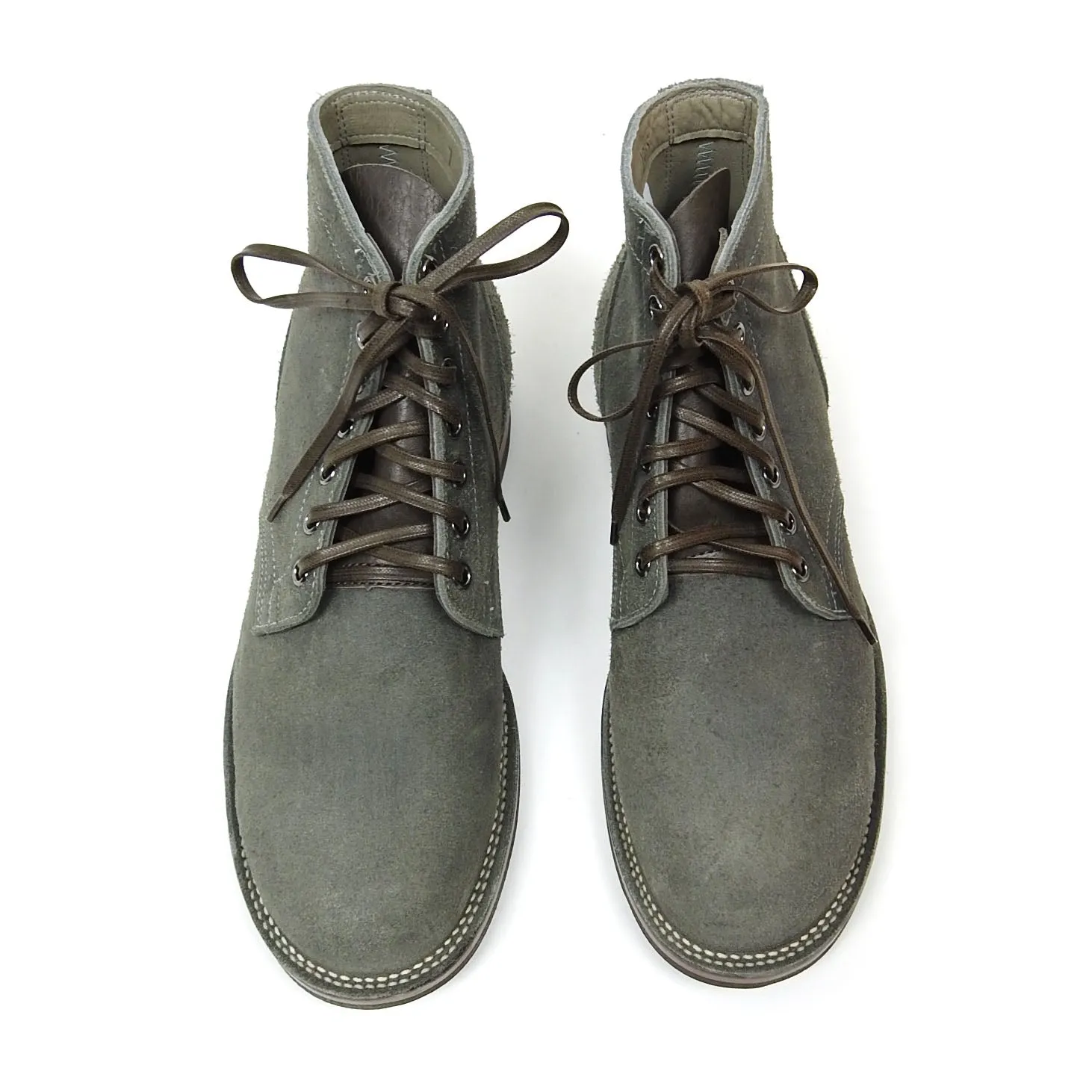 Viberg Grey Suede Boots Size 8